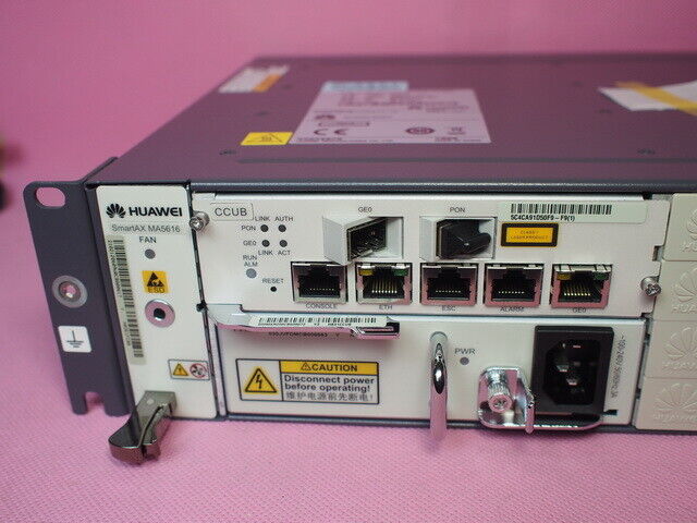 New Huawei MA5616 CCUB w/new VDLE 32ports(Can Up To 128)VDSL2 DSLAM/W cables