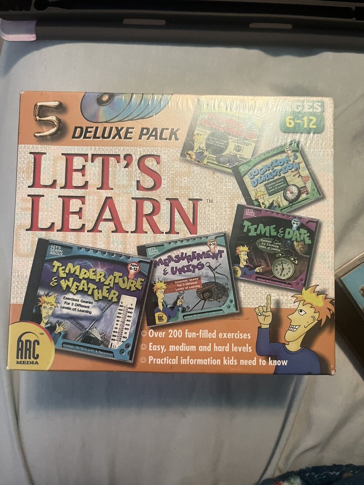 NEW Let\'s Learn Deluxe 5 Pack - Practical Information Kids Need To Know - 5 CD\'s
