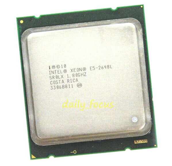 Intel Xeon E5-2648L 1.8 GHz LGA2011 8 cores 16 T SR0LX CPU Processor 20 MB