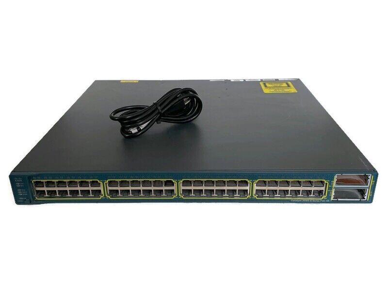 Cisco WS-C3560E-48PD-S V03 48 Port PoE 3560E Gigabit Switch