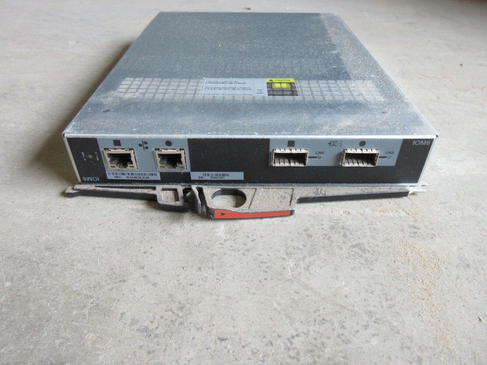 NetApp IOM6 6Gb/s SAS Storage Controller Module P/N: 111-01070+A0