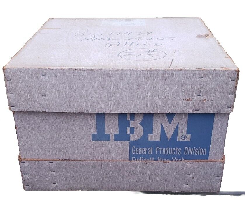 Vintage IBM Shipping Box For 5150 PC Computer Big System Container Large
