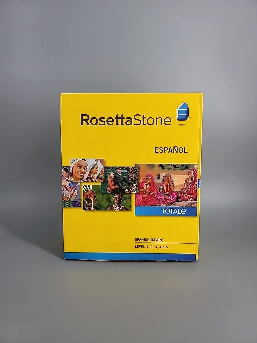 Rosetta Stone V4 TOTALe Spanish (Spain) Level 1-5 Set No Headphones