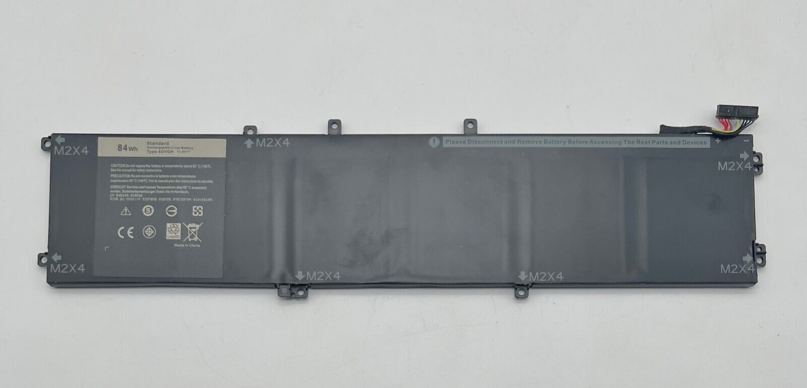For Dell XPS 15 9550 15-9550 Laptop Battery 4GVGH  11.4V 84Wh
