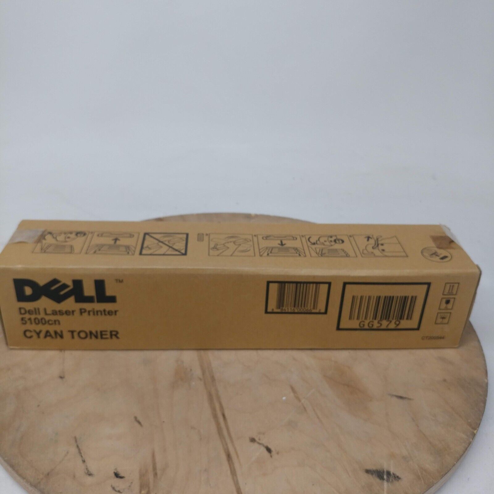 Genuine Dell 5100cn Cyan Toner Box GG579 [CT200544] NOS