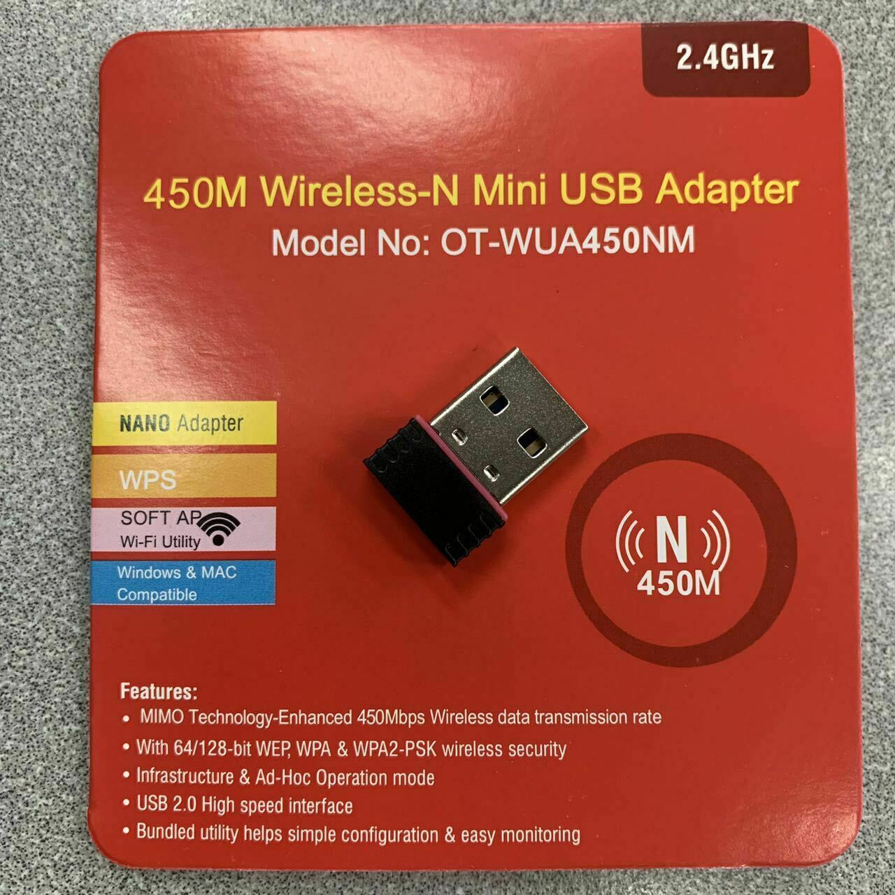 N 400 Mbps Mini Wireless USB Wifi Adapter LAN Antenna Network 802.11n/g/b Nano