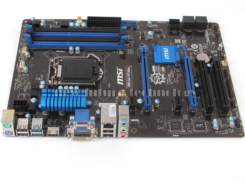 MSI B85-G41 PC Mate Motherboard MS-7850, LGA 1150, Intel B85 Chipset,DDR3 Memory