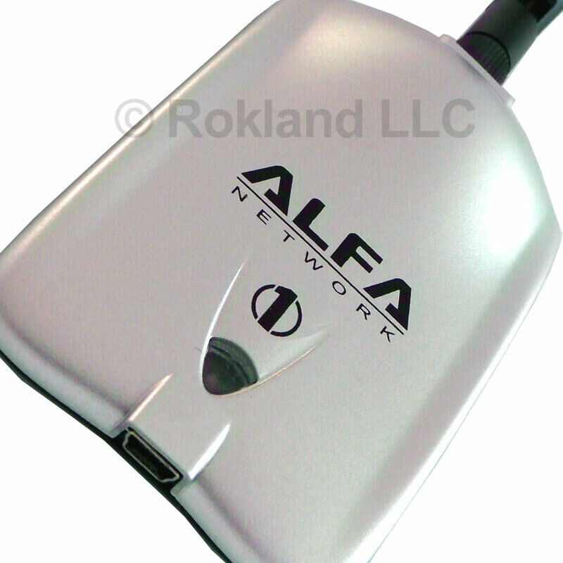 USED Alfa Networks 1000mW USB WiFi ADAPTER AWUSO36H v5 GENUINE Hologram AWUS036H
