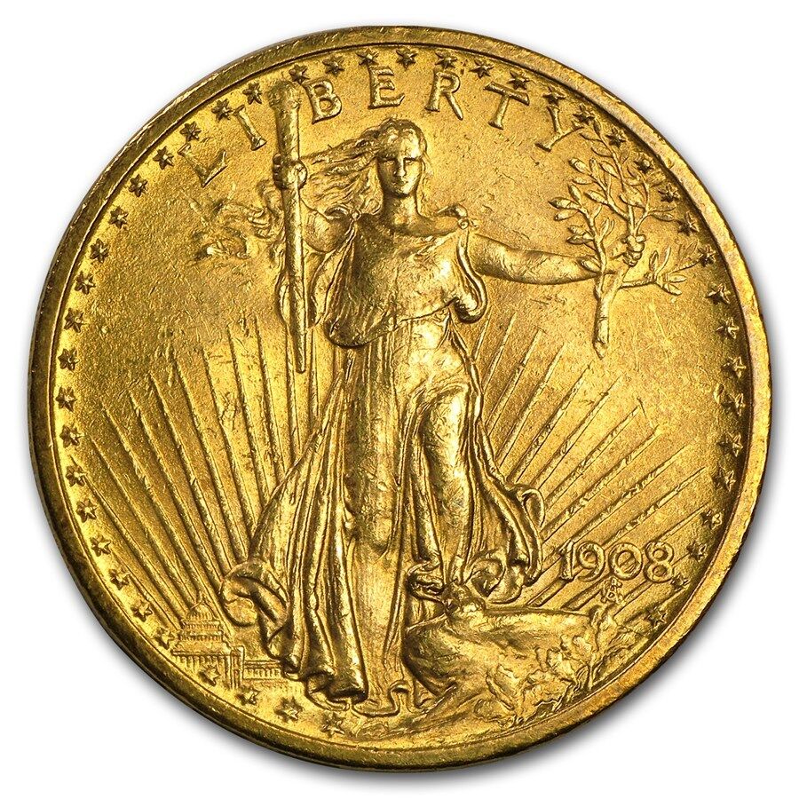 $20 Saint-Gaudens Gold Double Eagle VF (Random Year) - SKU #93923