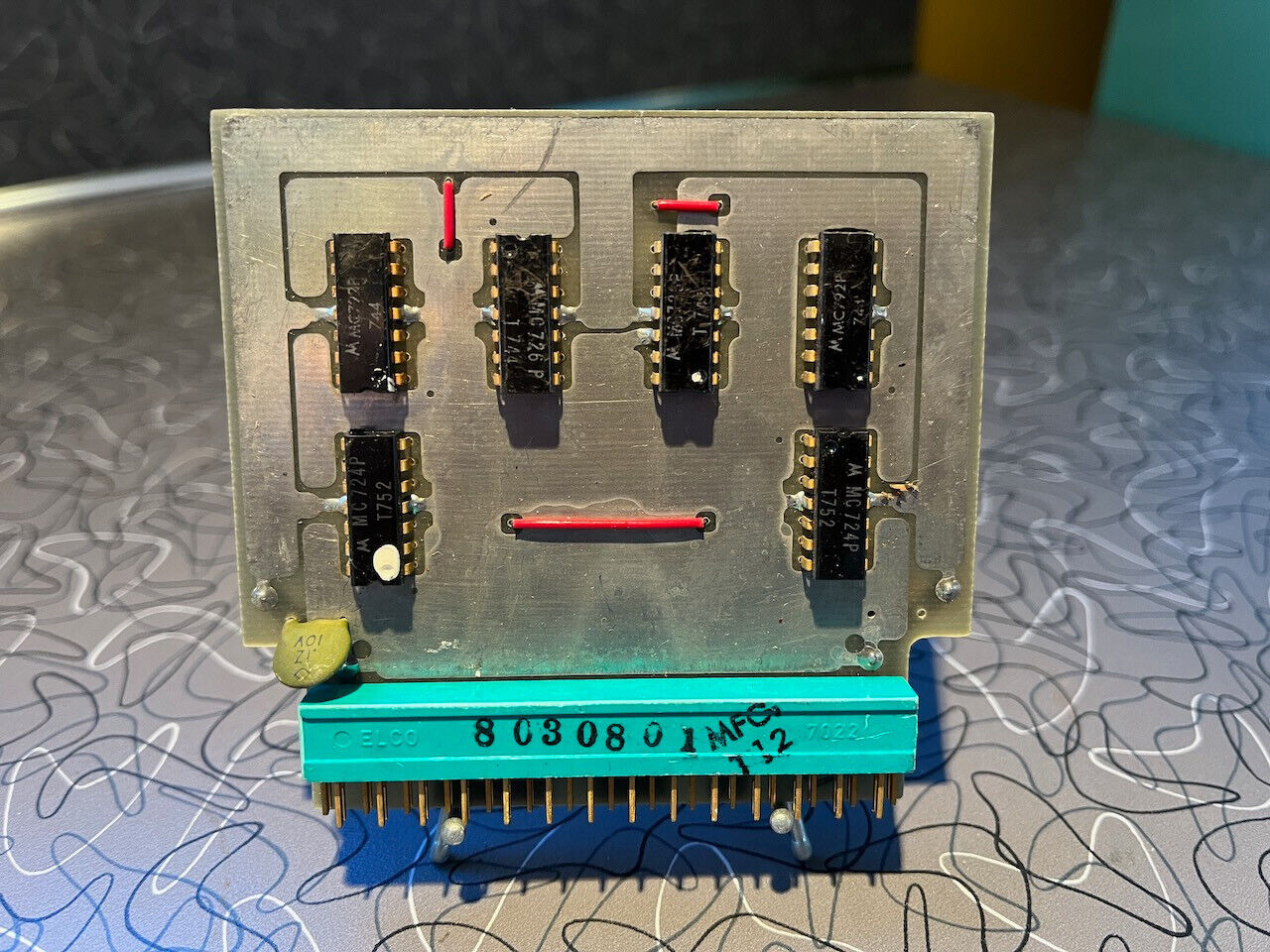 1960's Vintage GE-600 Series Mainframe Computer PCB Bitslice Accumulator Board