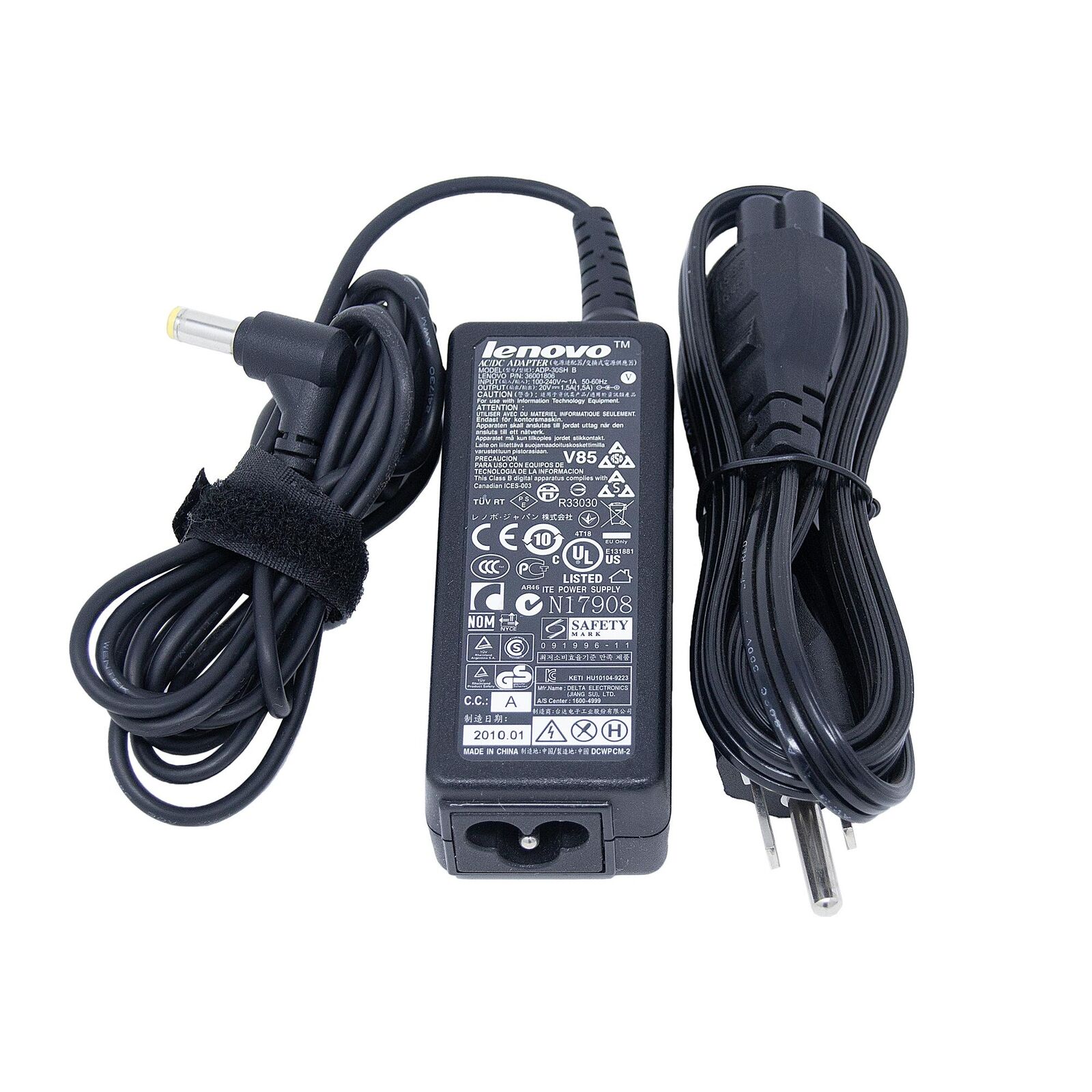 LENOVO 36001809 20V 1.5A 30W Genuine Original AC Power Adapter Charger