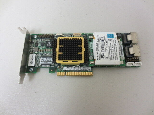 Sun 8-Port SAS PCI-e RAID Adapter Raid Controller Card 375-3536-05R50