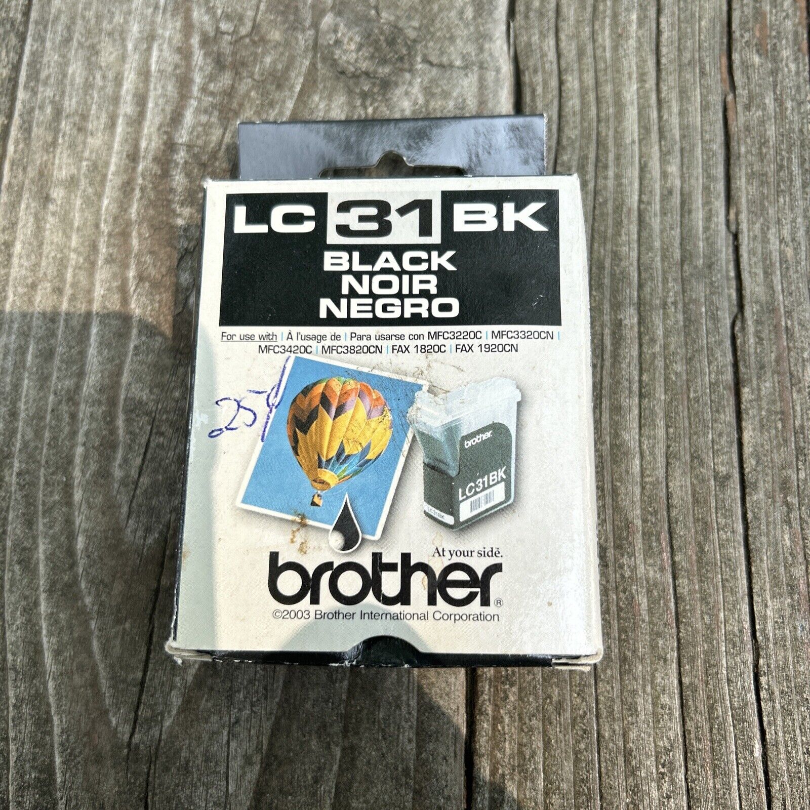 Genuine Brother LC31BK Ink Cartridge Factory Sealed Original OEM