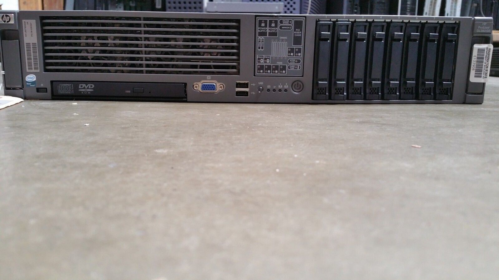 HP PROLIANT DL380 G5 SERVER x2 DUAL CORE 3.00GHz 4GB RAM  P400 2PSU