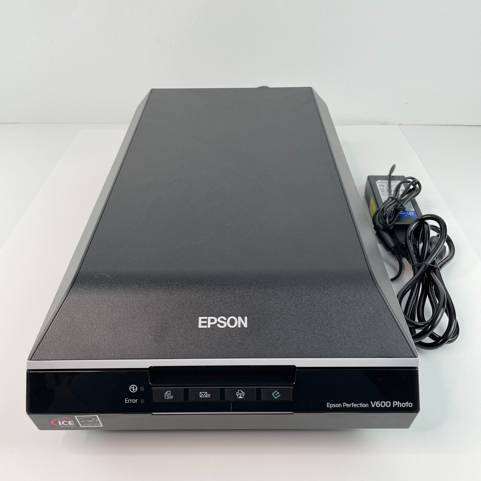 Epson Perfection V600 Document & Photo Scanner w/Power Supply 