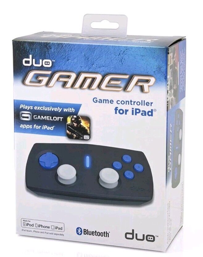NEW-DUO Gamer Controller for Apple iPad, iPhone and iPod Touch (Wireless)