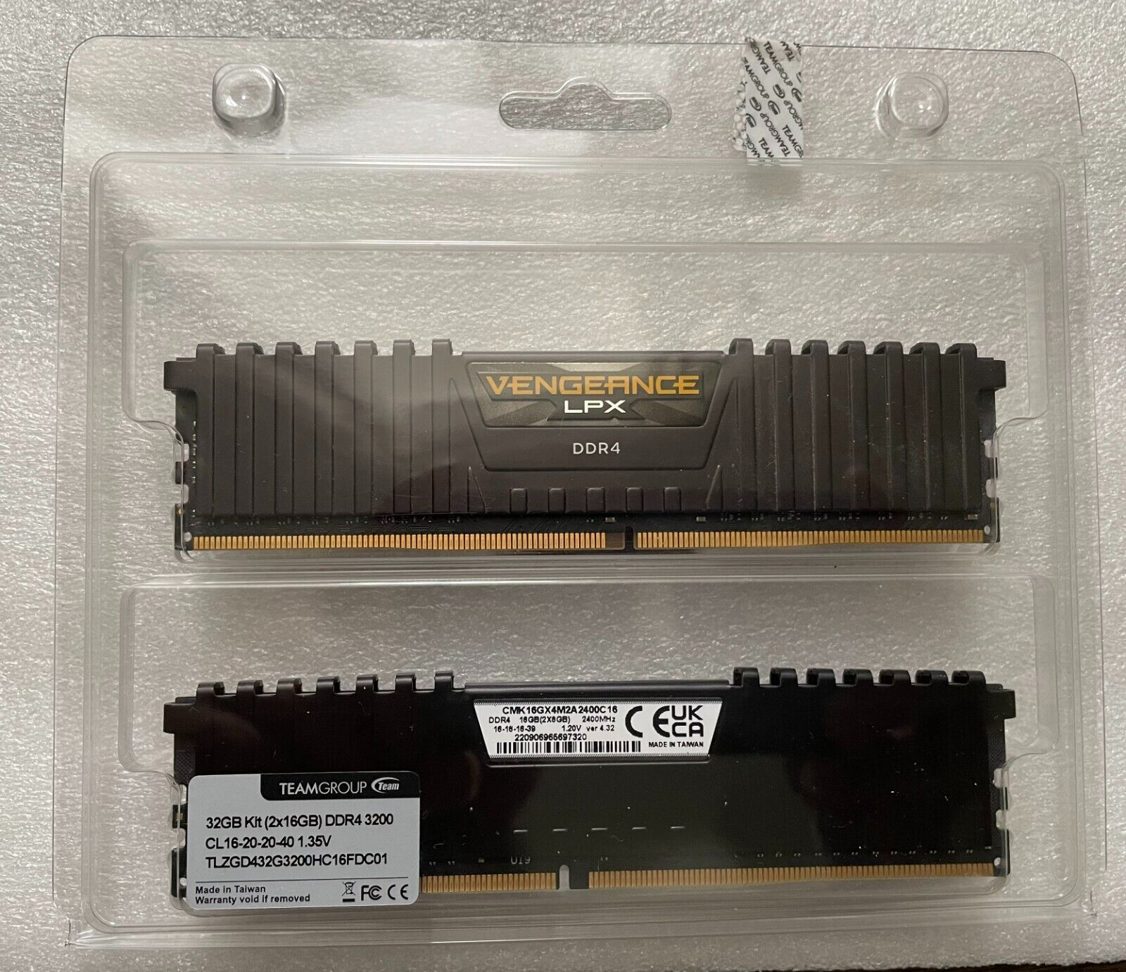 Corsair Vengeance LPX 32GB Kit (2x16GB) DDR4 2400MHz CMK16GX4M2A2400C 16
