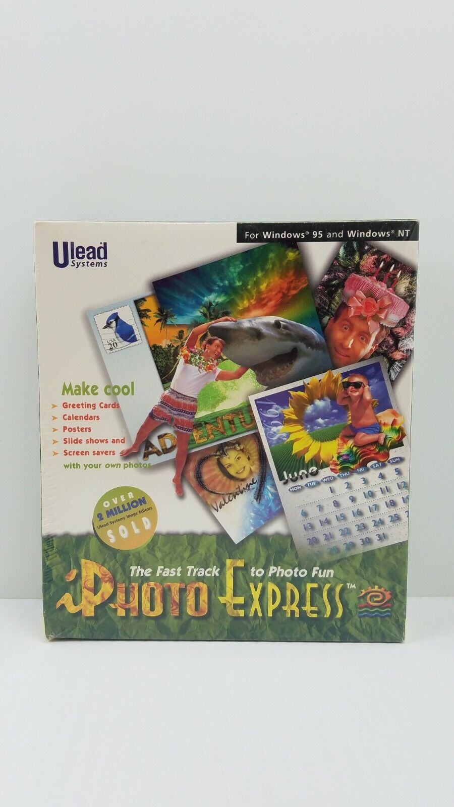 VINTAGE Ulead Systems Photo Express For Windows 95 & NT Brand New Sealed *RARE*