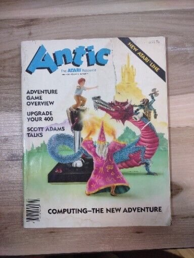 VTG Antic Magazine The Atari Resource July 1983 Vol. 2 No. 4 