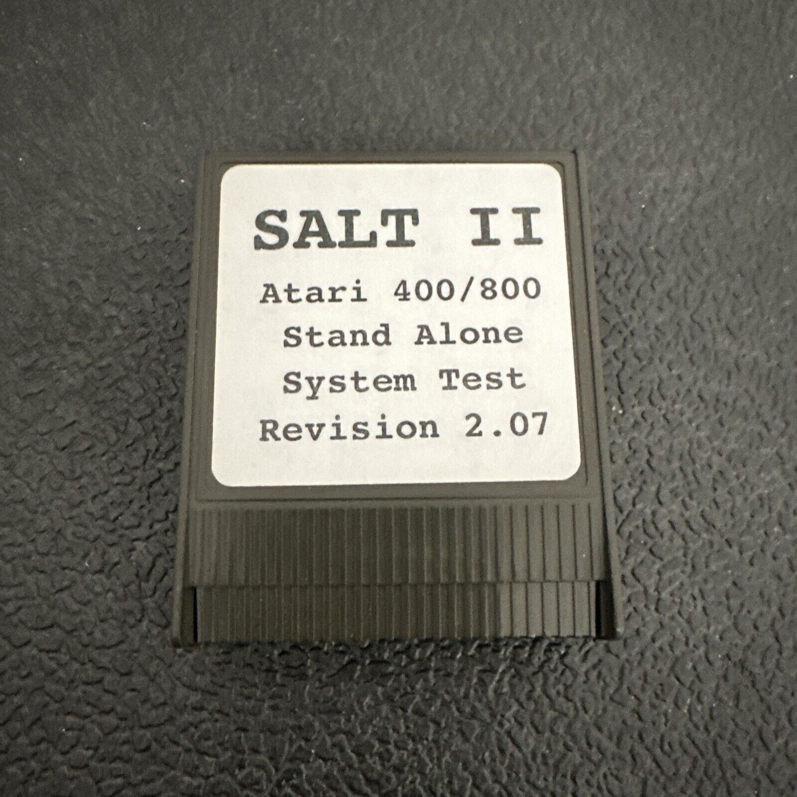SALT II Atari 400 / 800 System Stand Alone Test Revision 2.07