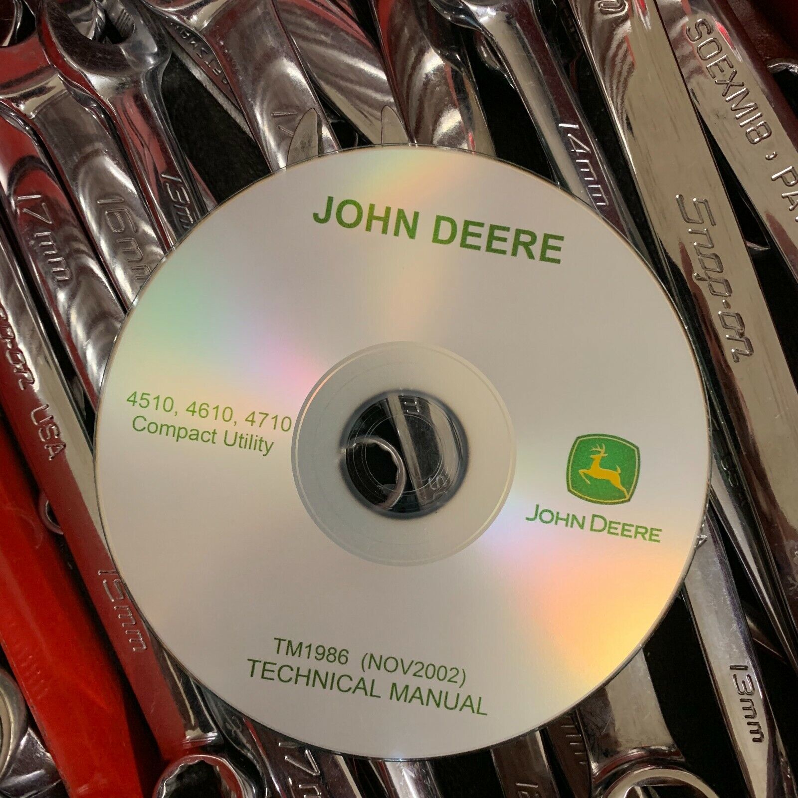 John Deere 4510 4610 4710 Compact Tractor Tech Service Repair Manual TM1986 CD