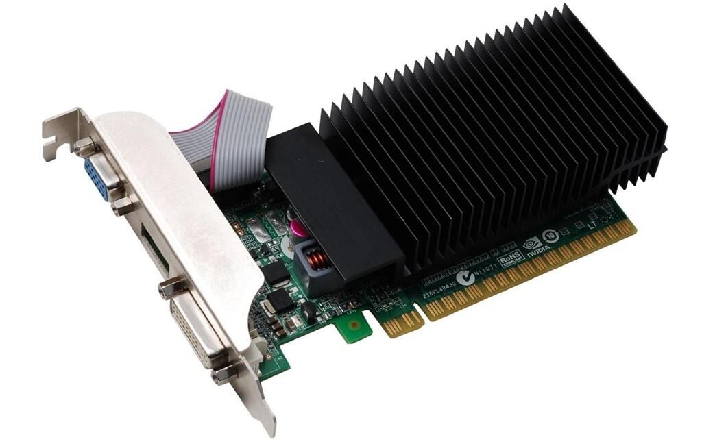 nVidia GeForce 1GB VGA/DVI/HDMI PCI Express x16 Video graphics Card Low profile
