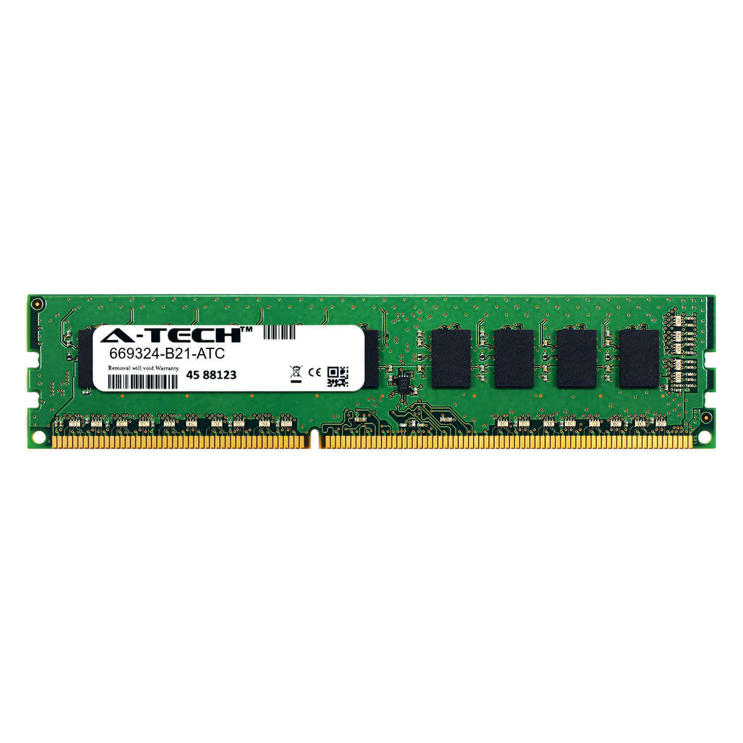 8GB DDR3 1600 PC3-12800E ECC UDIMM (HP 669324-B21 Equivalent) Server Memory RAM