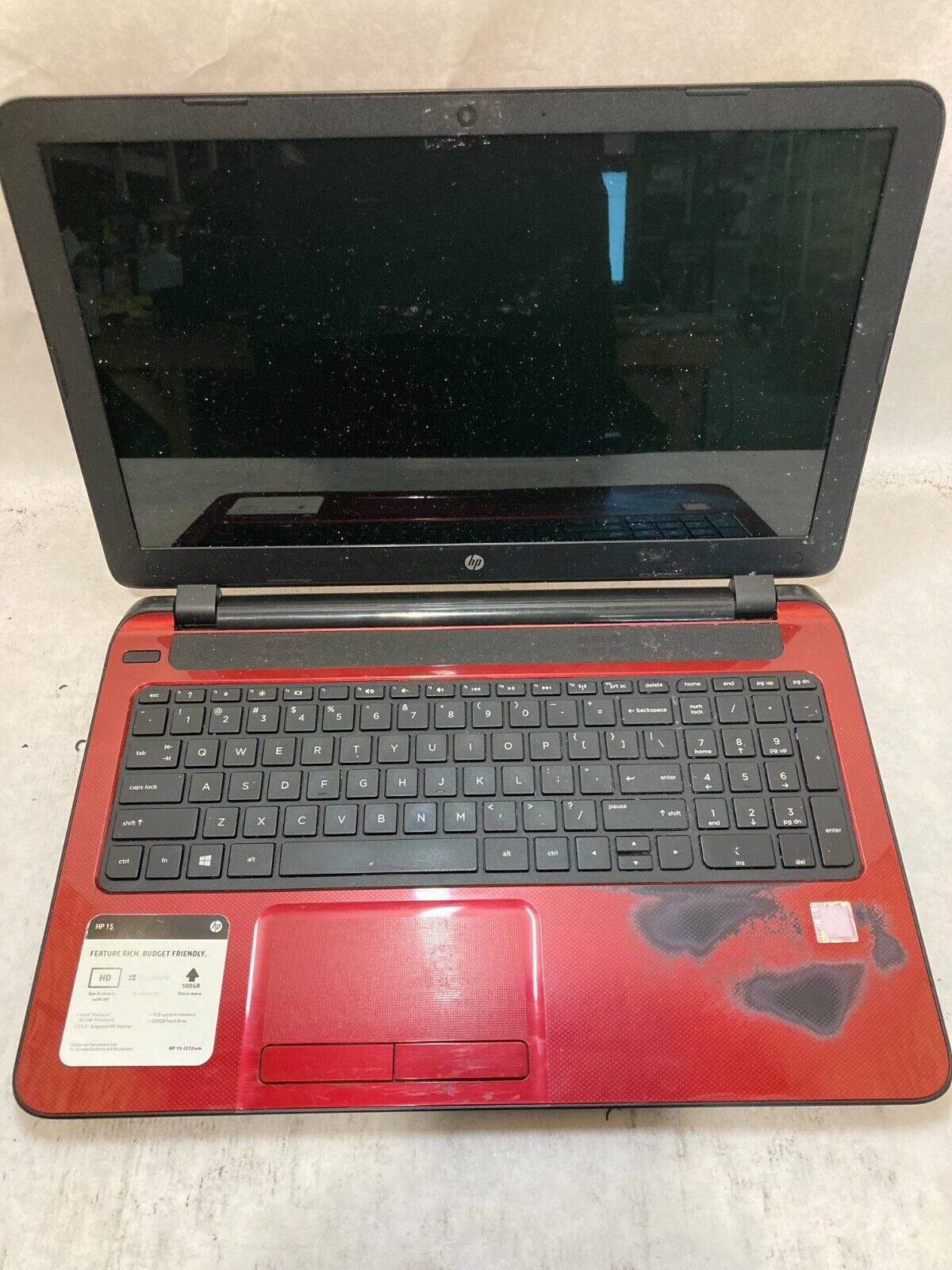 HP Notebook 15-f272wm Laptop 15\