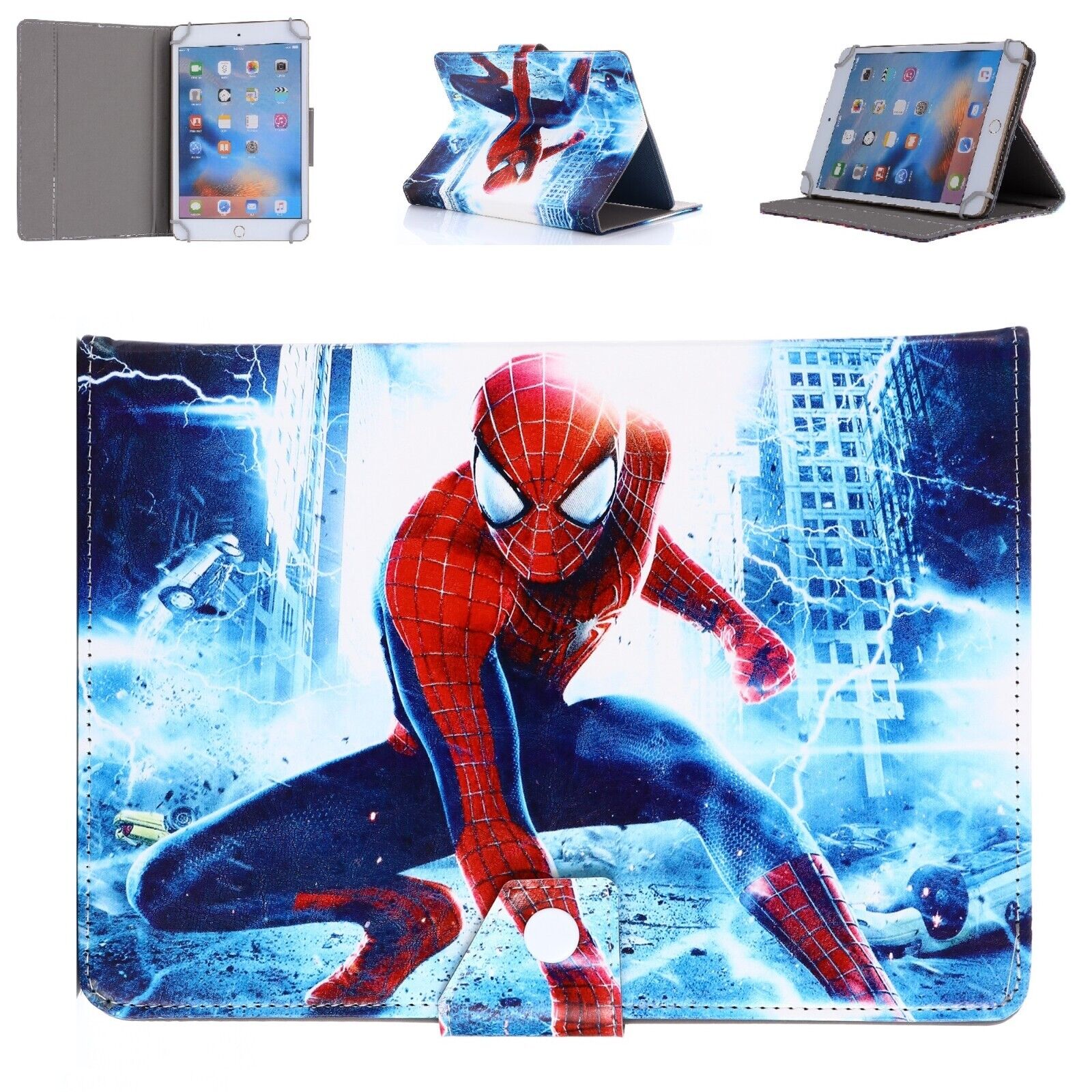 Kids standup Case for Samsung Galaxy Tablet spiderman Cover Superheroes Avengers