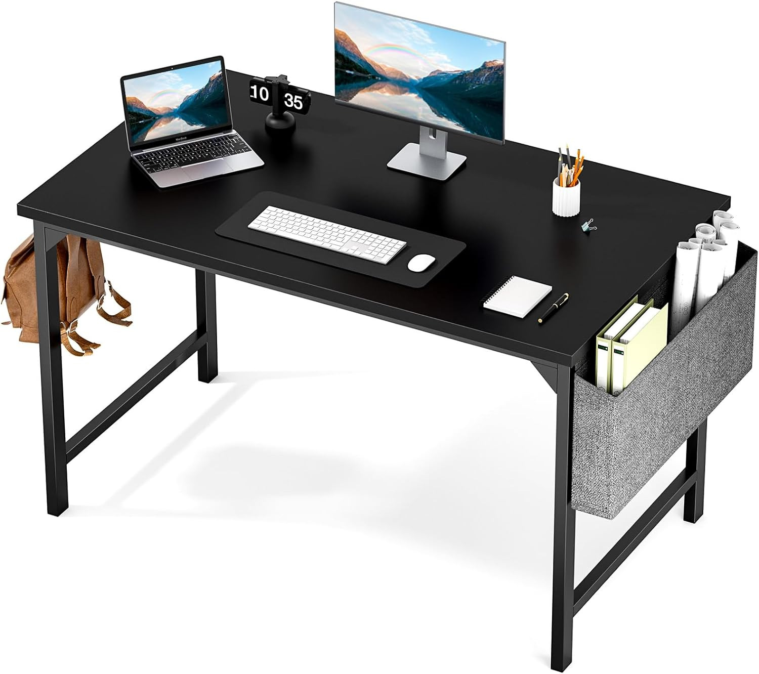 Computer Desk 48 Inch Home Office Desk Writing Desks Work Table Small Space Desk