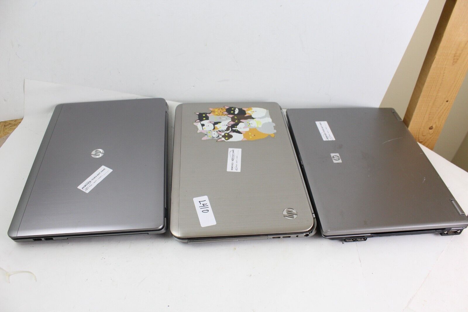 AS IS PARTS Lot of 3 HP Laptops i5 AMD SPECS UNKNOWN NO HDD