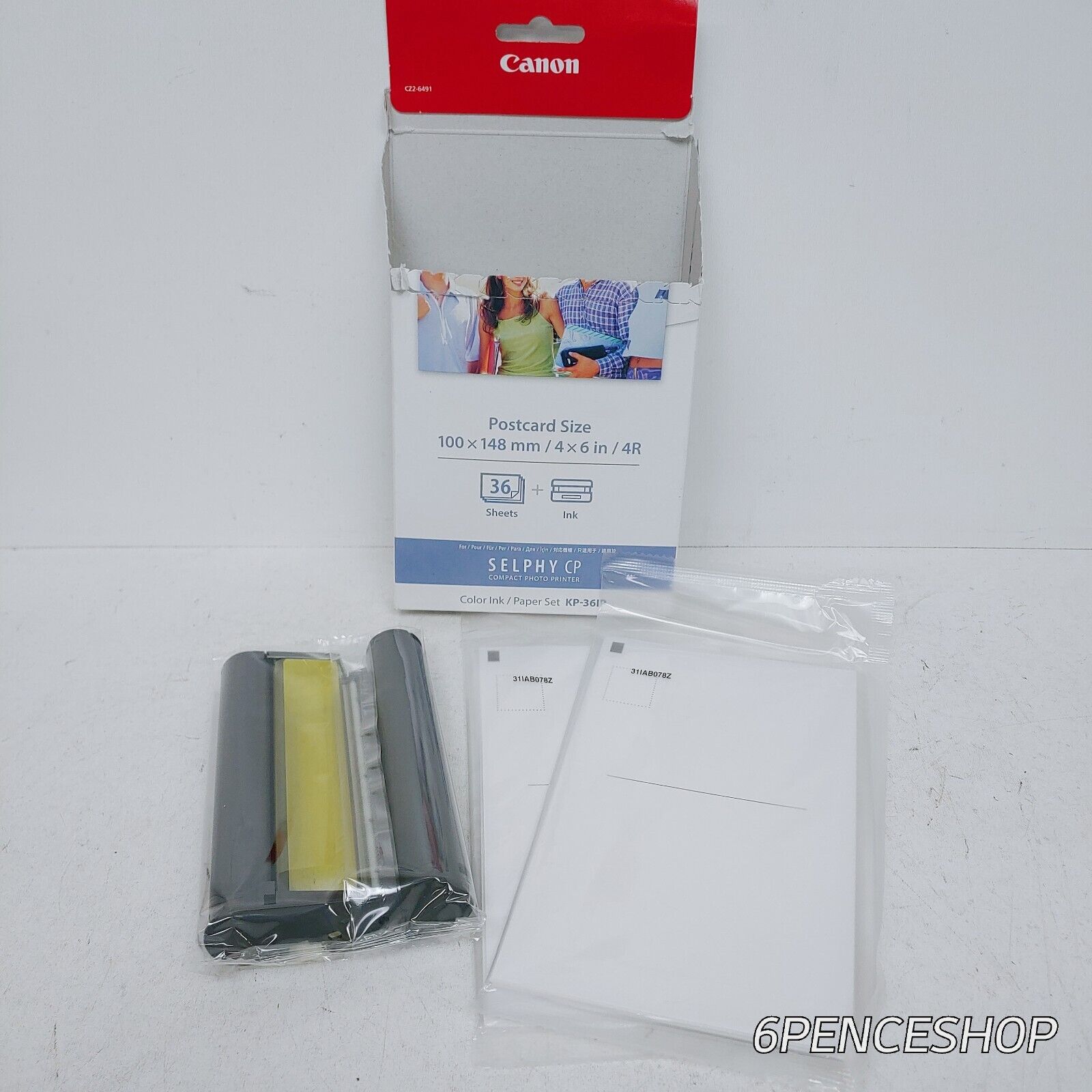 *Sealed in OB* Canon KP-36IP Color Ink + 36 POST Card Sheets