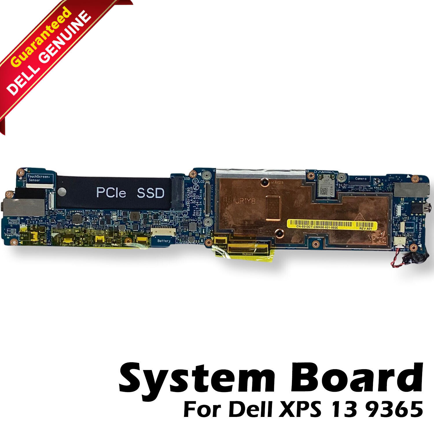 Dell OEM XPS 13 9365 Motherboard System Board with 1.2GHz Intel i5 CPU 8GB 313CT