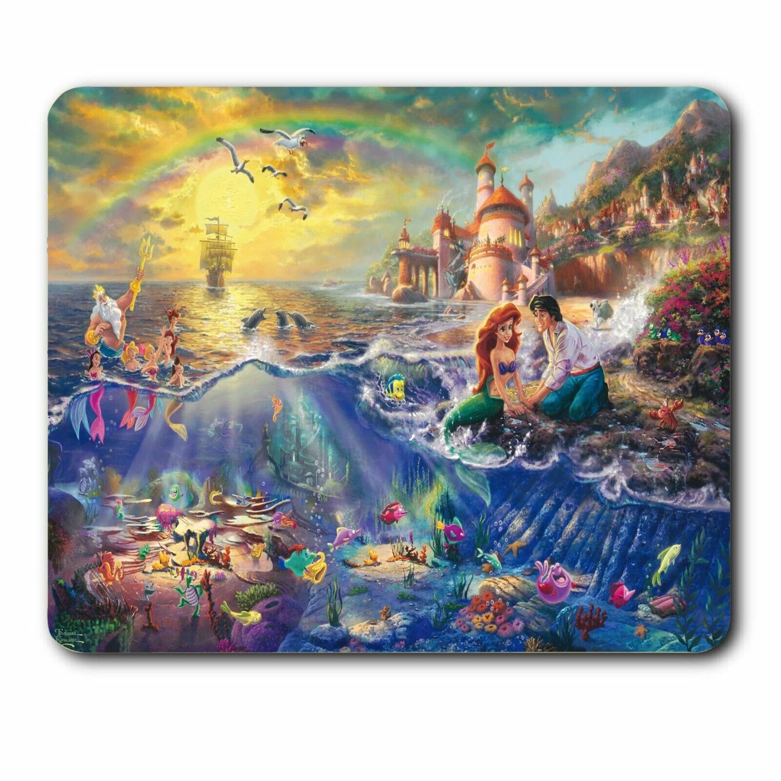 Ariel The Little Princess Mermaid Carto New Gamming Mouse pad L22 Large Mousepad
