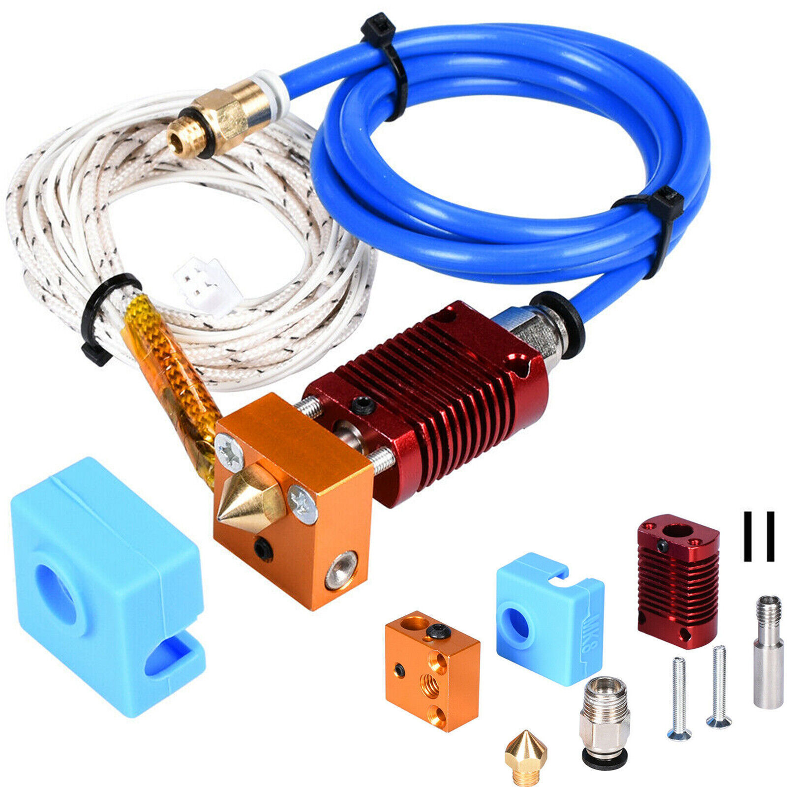 1.75mm Filament Hotend Extruder Kit For Creality Ender CR-10 CR10S 3D Printer MS