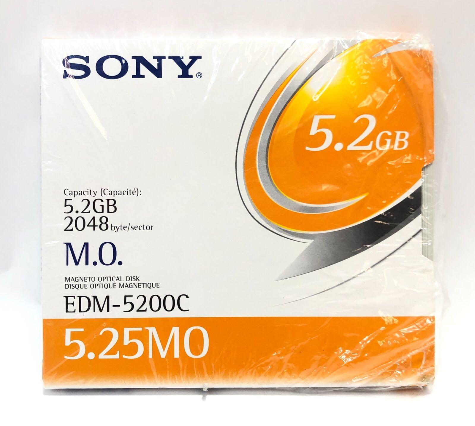Sony Magneto Optical Disk 5.2 GB 5.25MO EDM-5200C