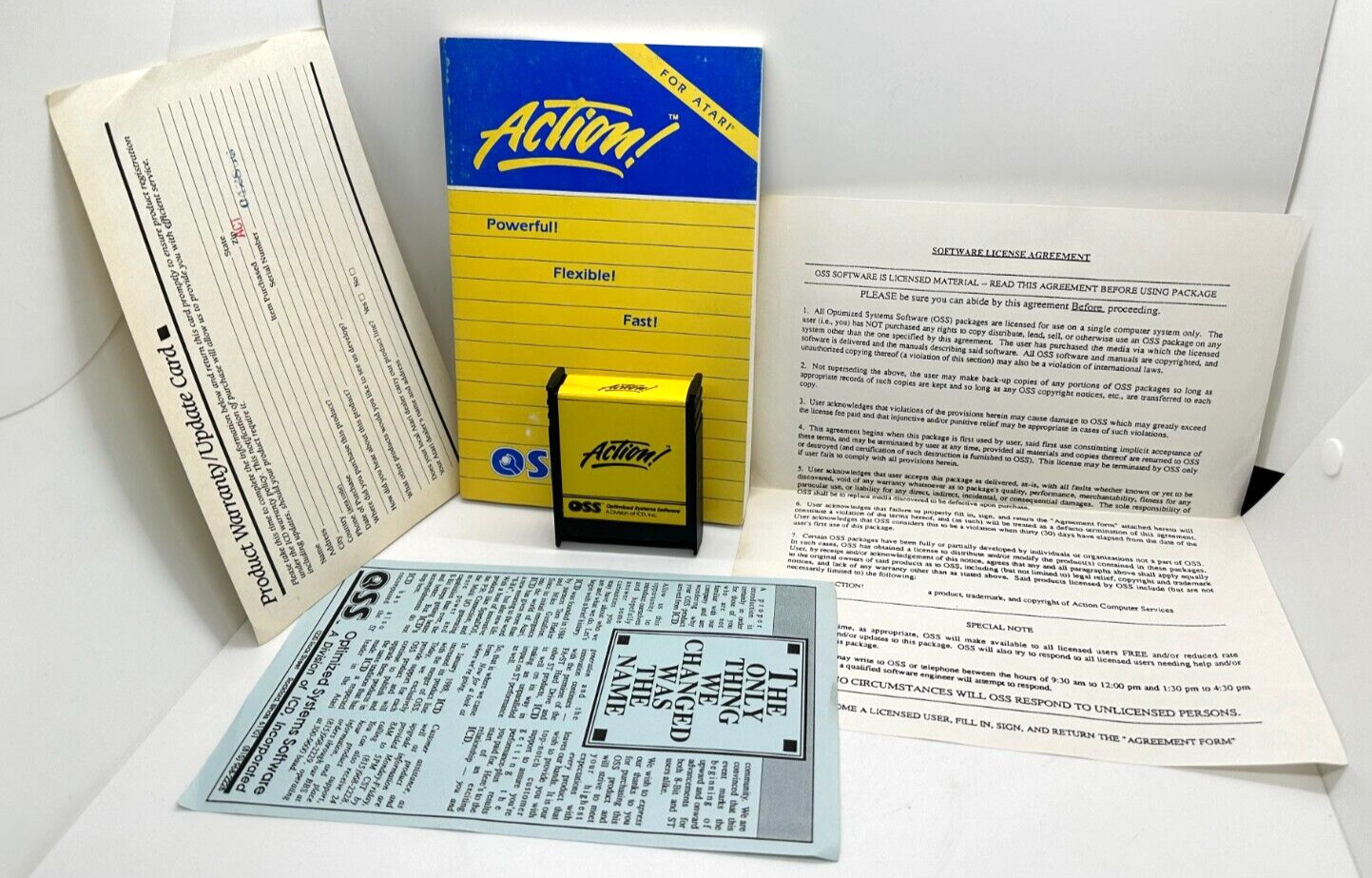 Rare - Action  by OSS 1984 for Atari 400/800/XL/XE - No Outer Box
