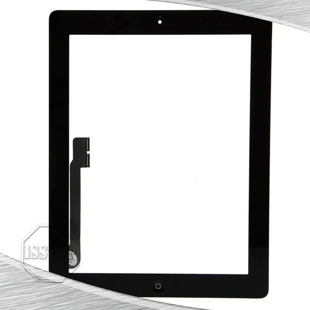 For Black iPad 3 4 Screen Glass  Replacement Digitizer Touch Frame US Seller