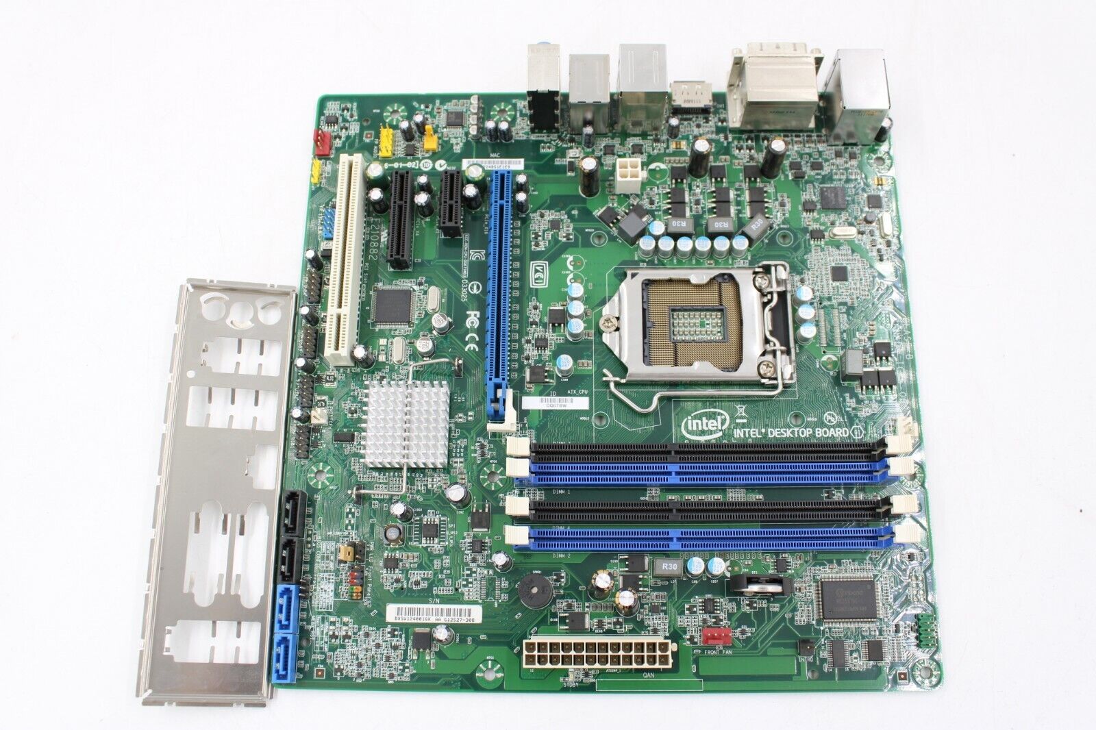 Intel DQ67SW Desktop Motherboard mATX I/O Shield NO Heatsink/Fan LGA 1155 DDR3 