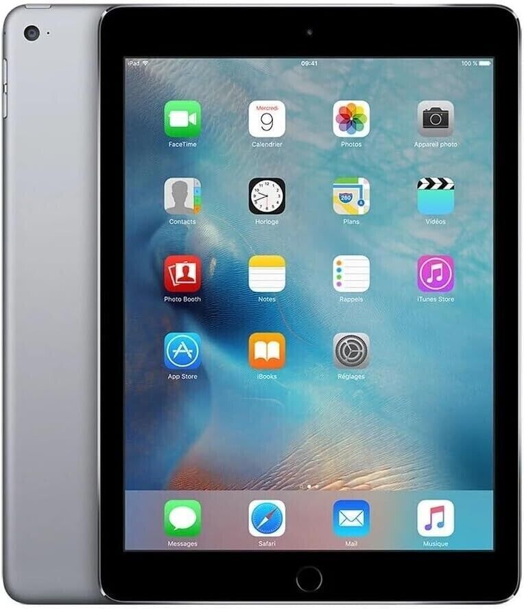 Apple iPad Air 2nd Gen A1566, 64GB, Wi-Fi ONLY, Space Gray *See Description*