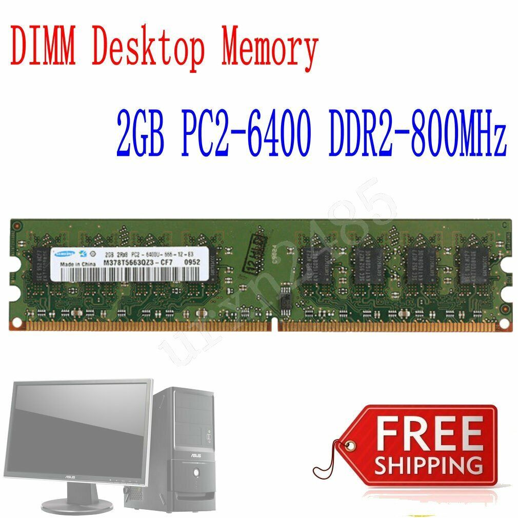 16GB 8GB 4GB 2GB For Samsung DDR2-800Mhz PC2-6400 240pin DIMM Desktop Memory LOT
