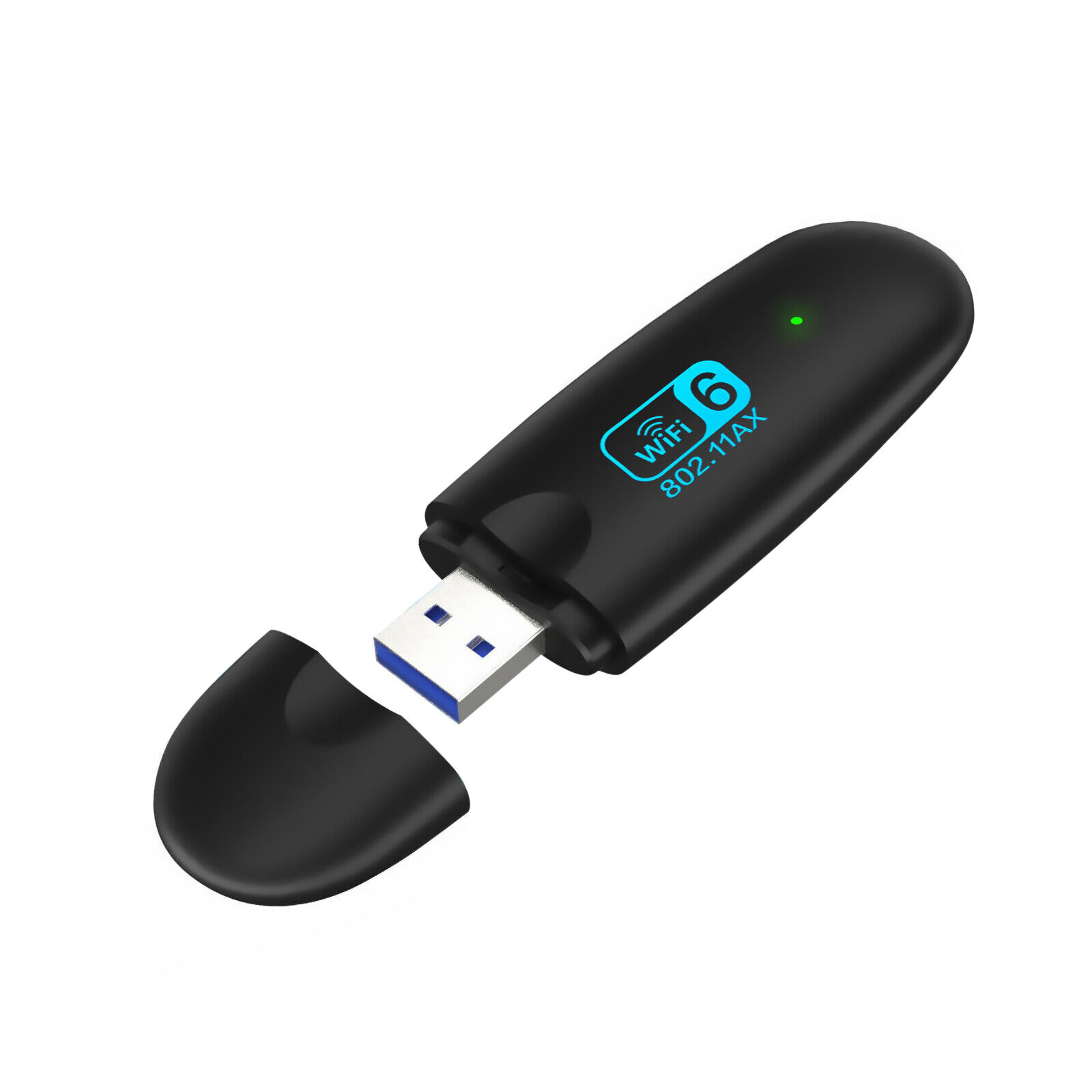 2.4G/5G High Speed WiFi6 Dual Band Wireless USB 3.0 WiFi Adapter Portable Dongle