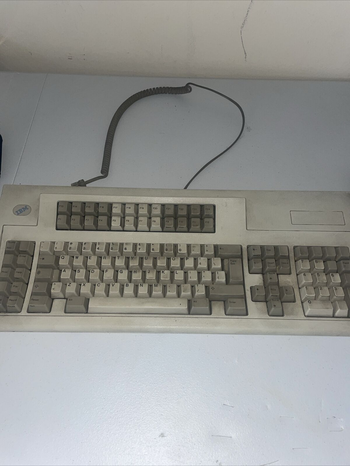 IBM Model F2 13A 1394167 Mechanical Keyboard 1996 UNTESTED MISSING KEYS UNTESTED