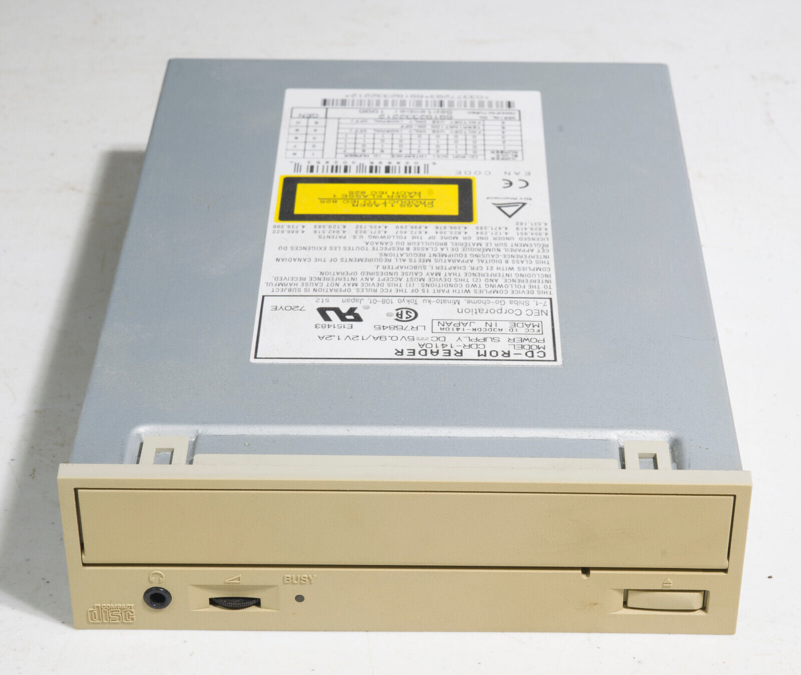 Vintage Power Computing NEC CDR-1410A 8x SCSI CD-ROM drive 2212