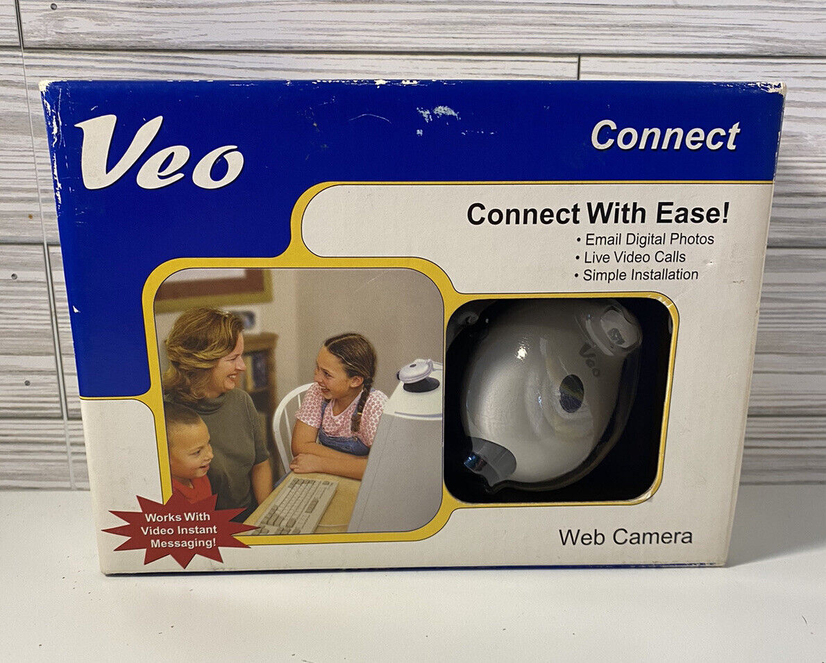 Vintage 1990\'s Veo Connect Web Camera-Webcam - New In Box Sealed-Easy Set Up