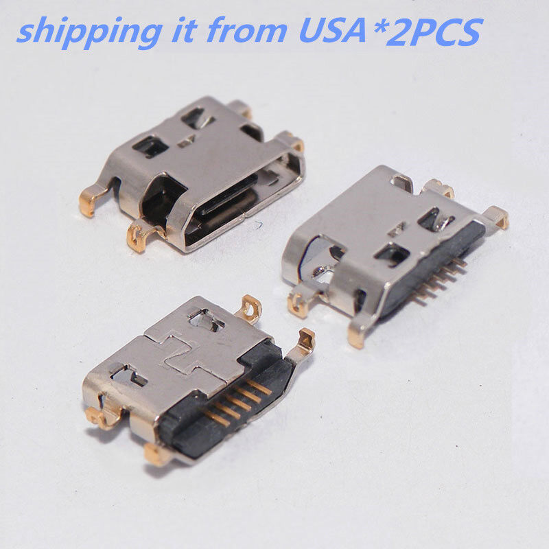 2PCS* Micro USB Charging Port Connector for ALCATEL ONETOUCH EVOLVE 2 II 4037T