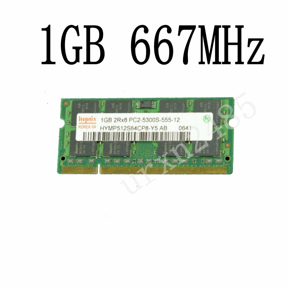 Hynix 4GB 2x 2GB 1GB DDR2 667MHz PC2-5300S 200Pin SODIMM Laptop Memory SDRAM AB