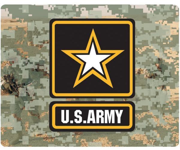 US ARMY STAR NEOPRENE MOUSE PAD - MADE IN USA