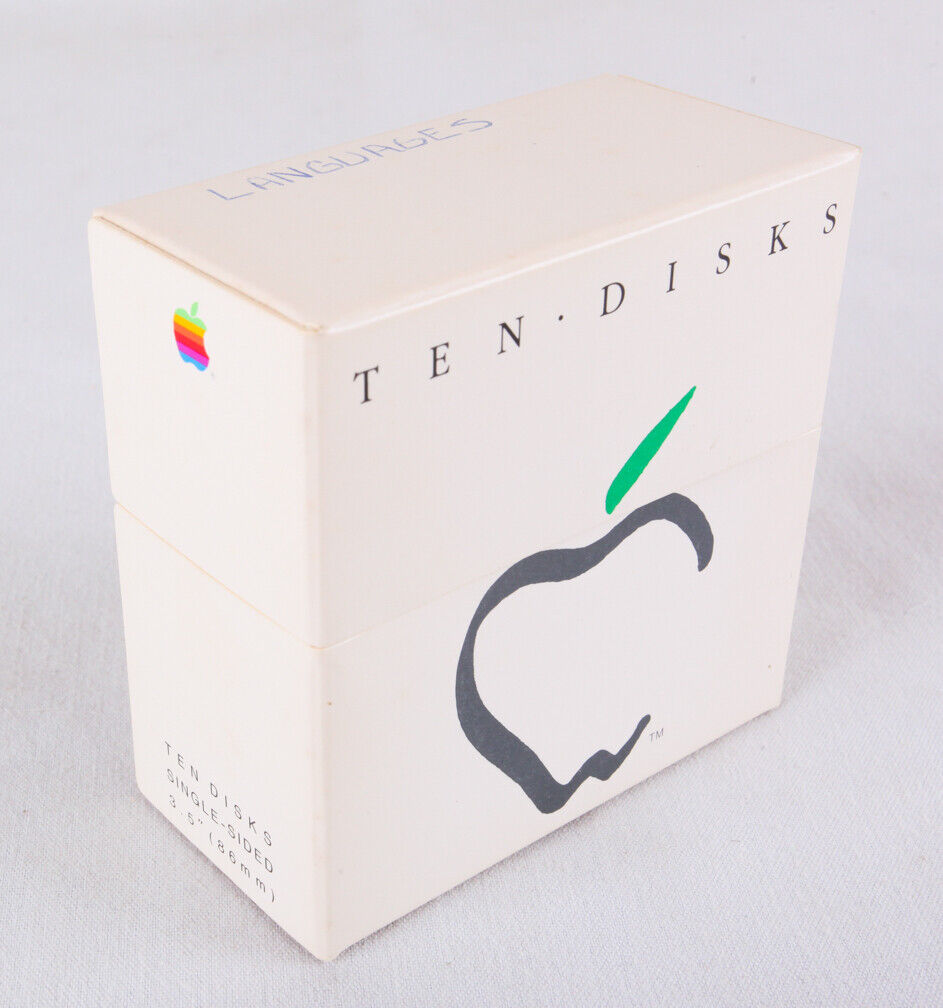 Vintage Macintosh Ten Disks Picasso Box, 3.5\