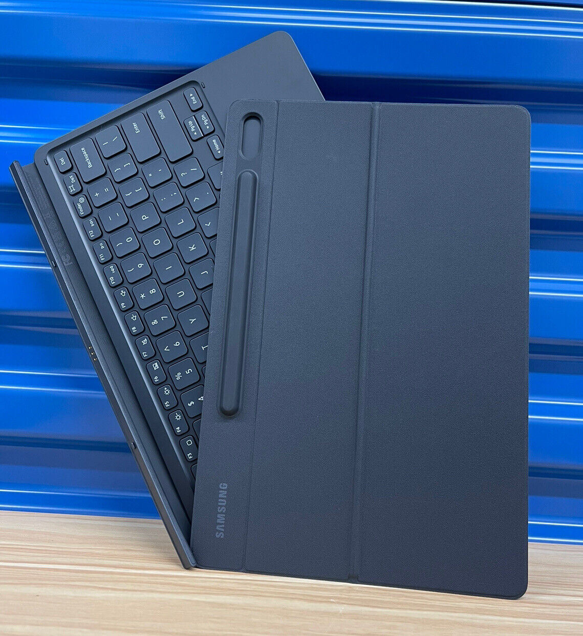 Samsung Galaxy Tab S8+, Tab S7+ Book Cover Keyboard - EF-DT970UBEGUJ - 12.4'' in